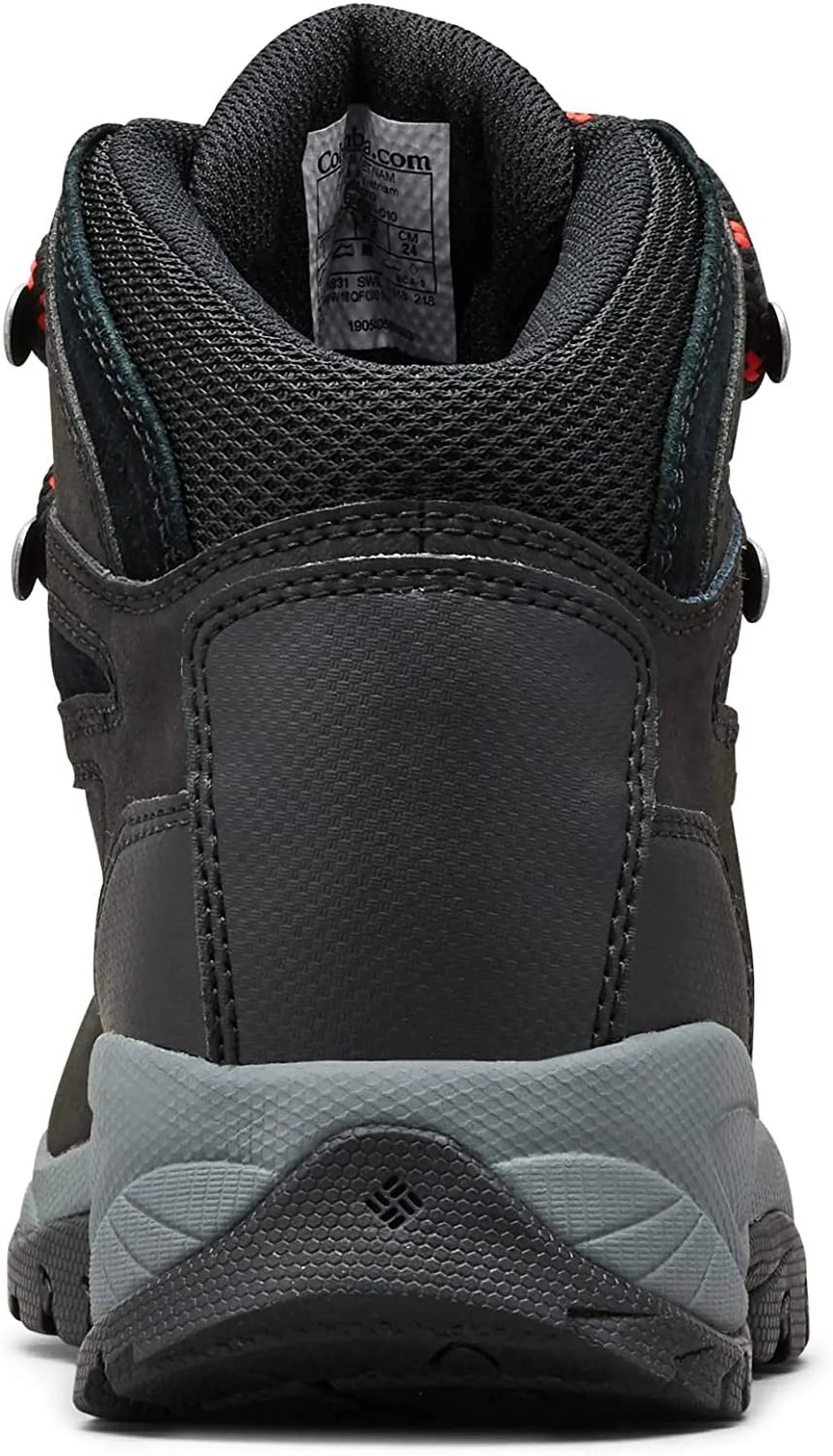 Boot Womens Wide Ridge 10 Columbia Black/Poppy Newton Red Plus