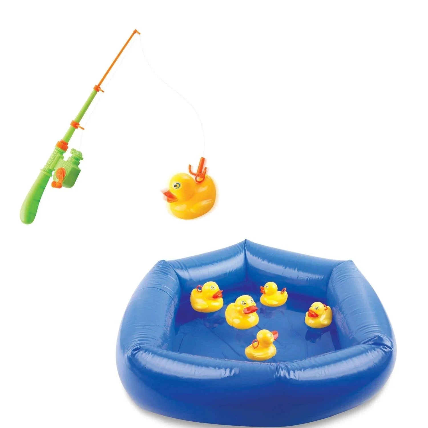 for Pool Toddler Kids Fun with inches Pole, Reel Ducks Everyday on them game To 10 Game Pcs Kid¡¯s Toy Fishing 18 Occupied 12 Holidays for Fishing Floating and Inflatable fishing Keep - Line, and Hook