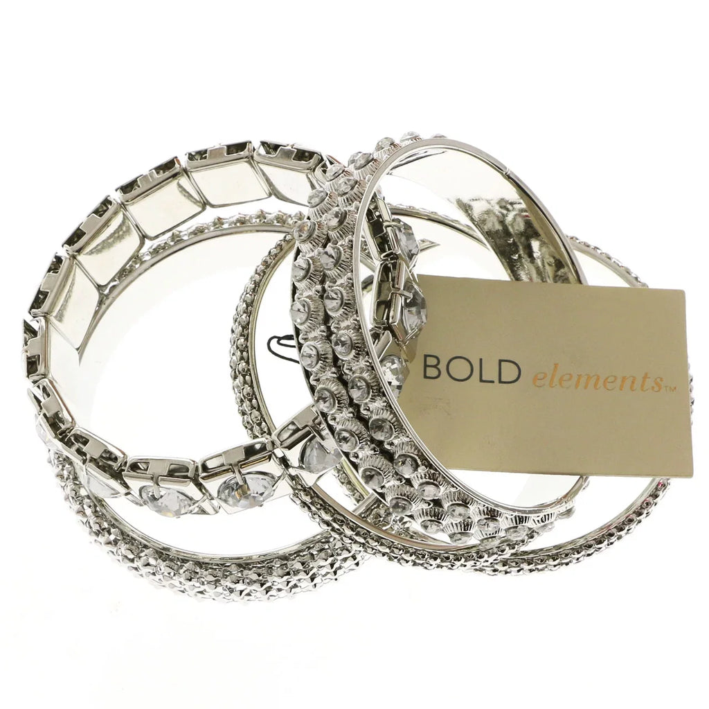 Designer Bracelet Silver-Tone Lyons Set Erica