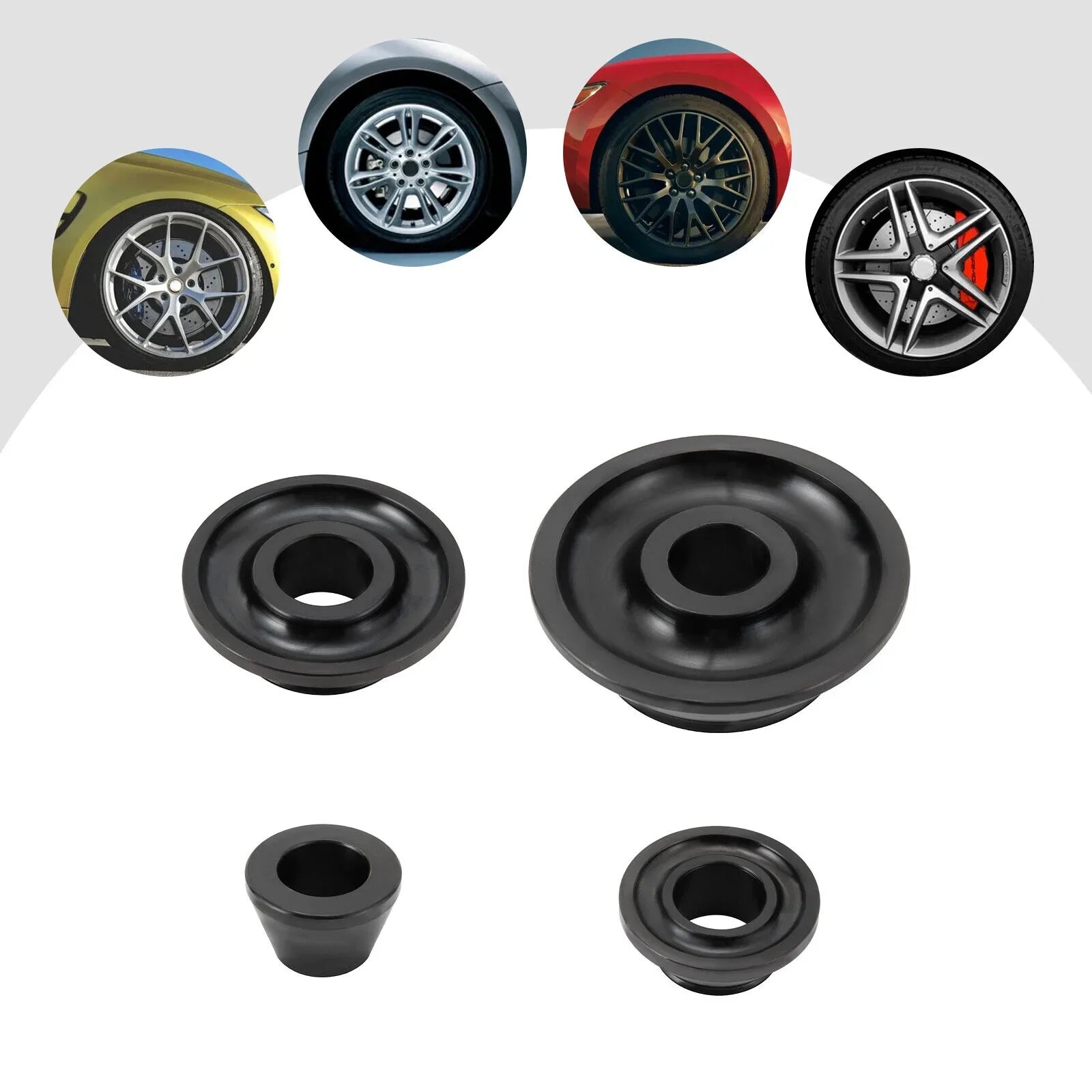 Tire Kit Taper 36mm 4 Adapter Wheel Balancer Sizes Cone Set Cones Cones Balancer