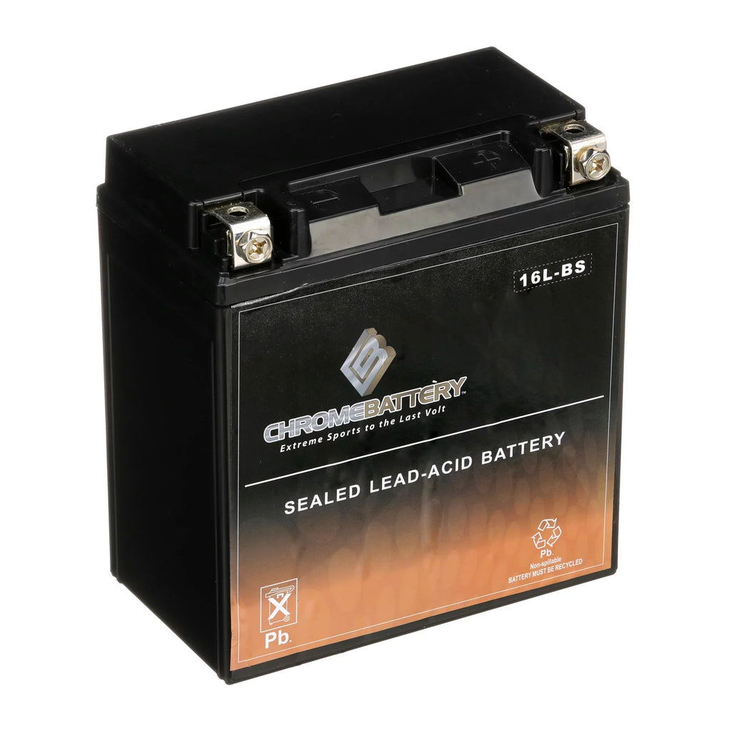 CCA) Battery (16L-BS Ski 650cc Volt,14 YTX16L-BS Jf650 Jet Kawasaki Ah, X2 Battery for Chrome 86-'95 12 230