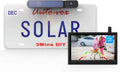 Camera Trailer/SUV Plate Wireless Backup License Vehicles IP68 for Waterproof Reverse AUTO-VOX Camera Solar Camera