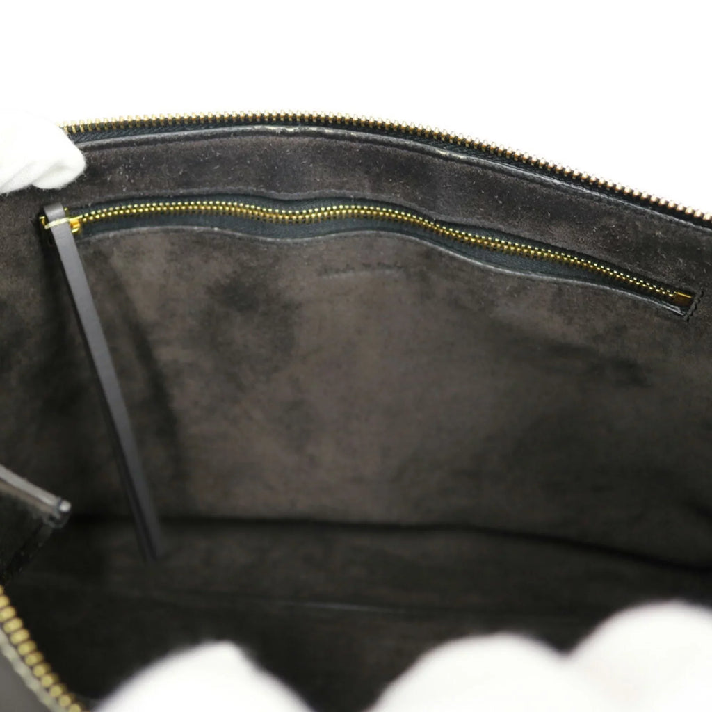 Pre-Owned Ladies Handbag Gray Celine CELINE (Fair) Edge