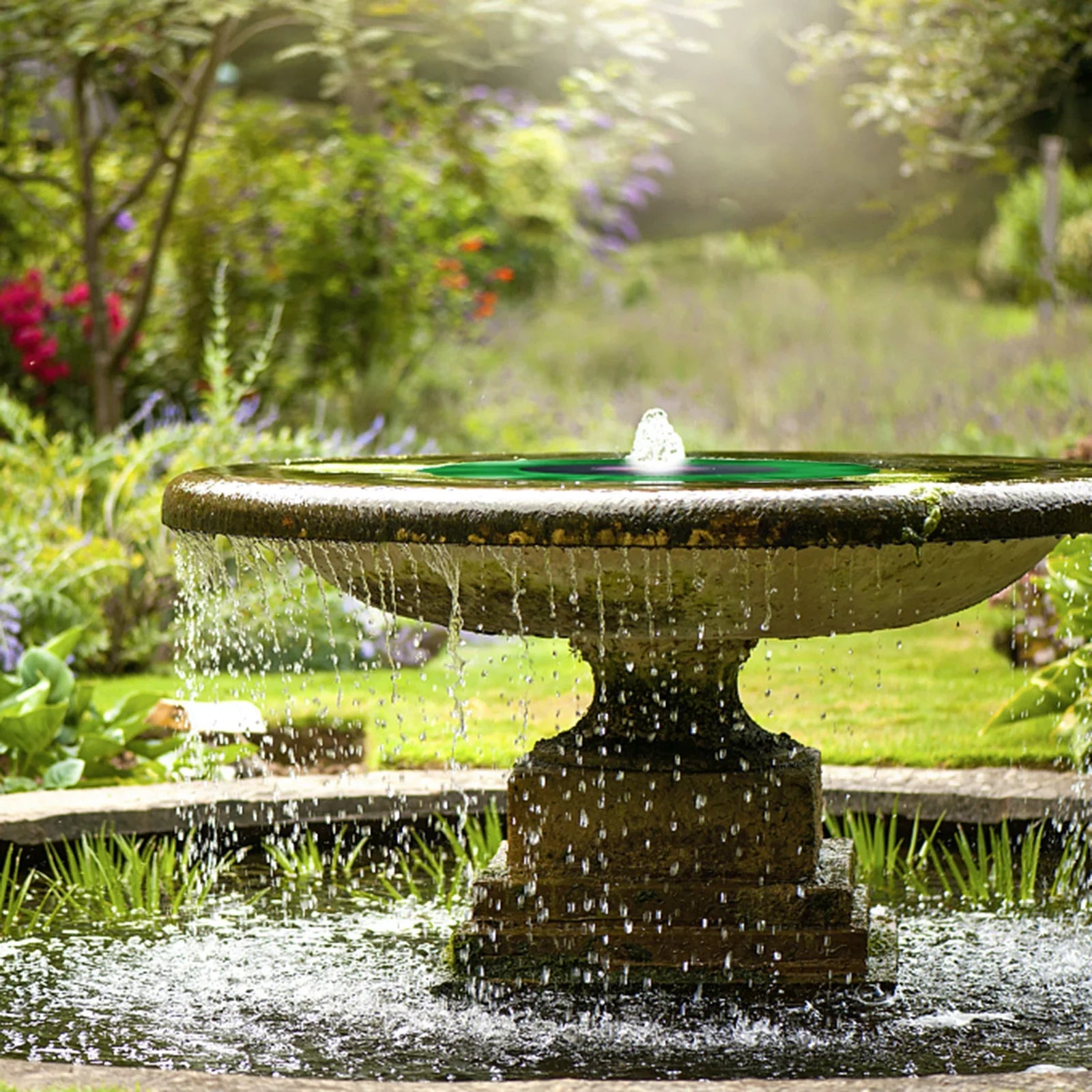 Motion Imitation Solar Fountains Controlled Pond Garden Flower Pool For Sun Swimming Sprinkler