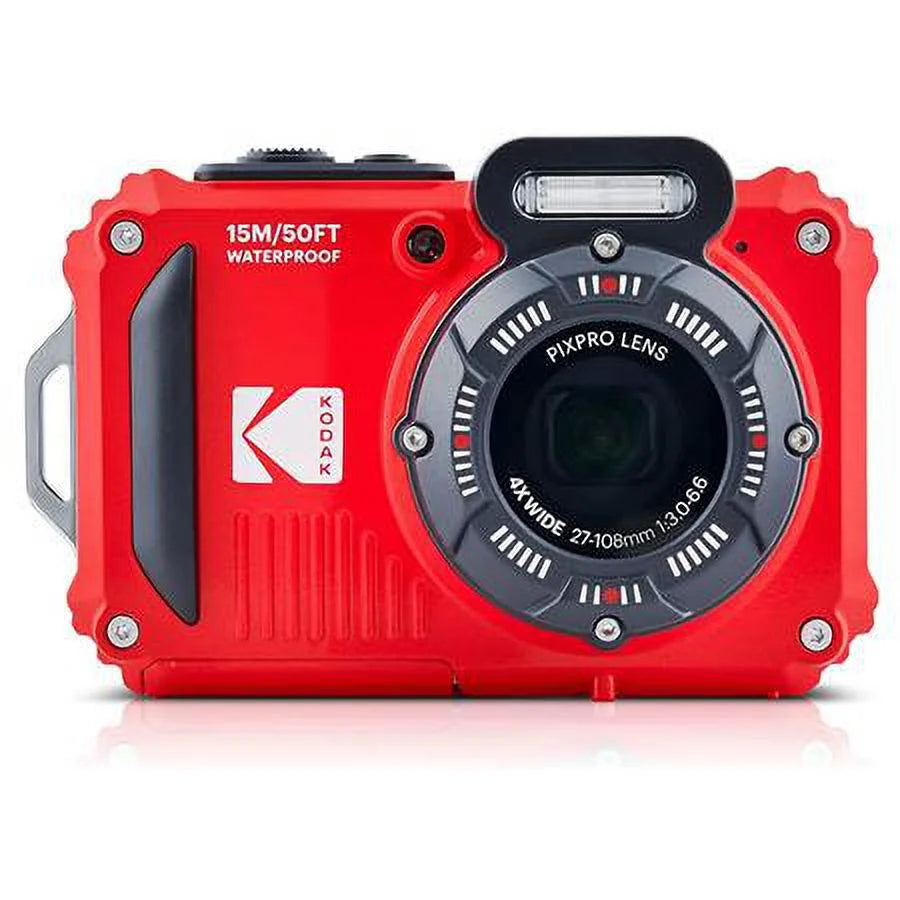 Memory and Card Waterproof Rugged with WPZ2 PIXPRO 32GB Red, HD Camera, Digital Bag Bundle 16MP Camera Full