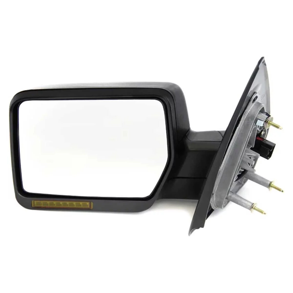 Folding Ford Black Power AutoShack RWD Driver Replacement 5.4L 4.2L KAPFO1320242 V8 2005 for Textured V6 4.6L Heated Mirror 2004 F-150 2006 4WD