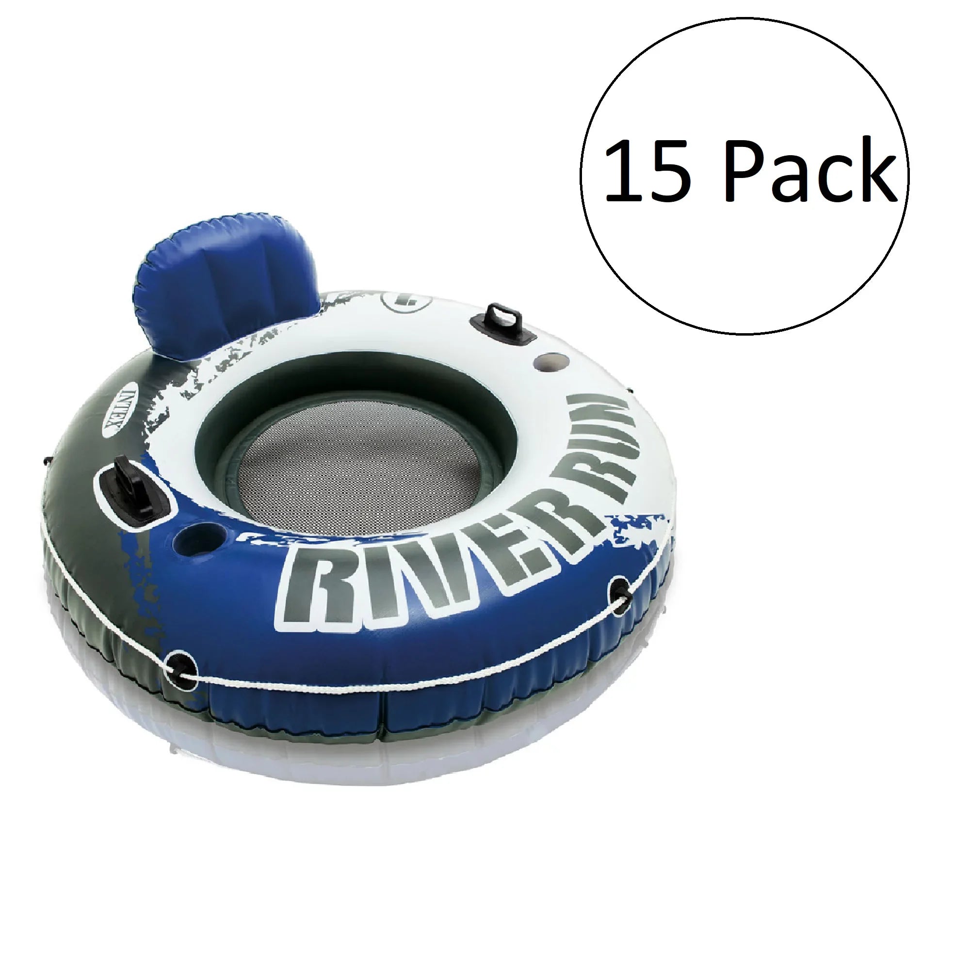 (15 Floating for Lake/Pool 1-Person Tube Run Raft River Intex Pack) Inflatable