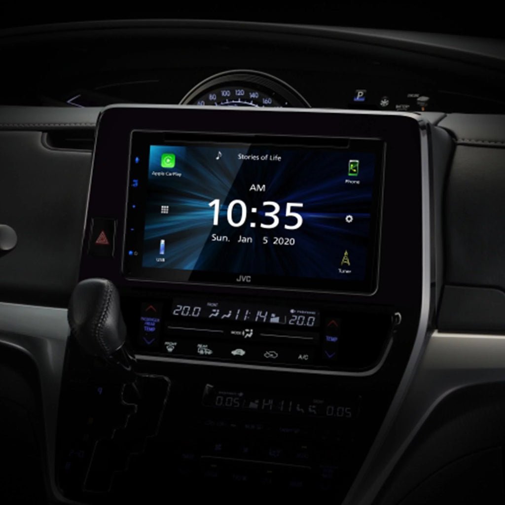Camera Receiver Bundled CarPlay 6.8" Touchscreen Android Auto with Up Apple JVC Compatible & Back with KW-V66BT