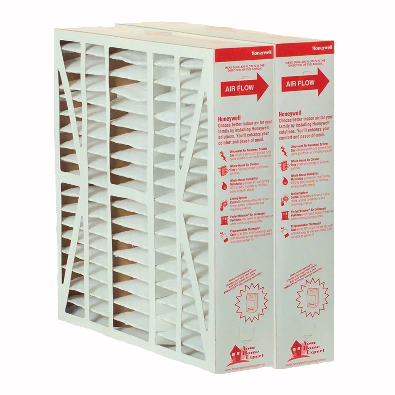 FC100A1011 20 11 Media - 20 Air Filter 2 MERV - Honeywell Pack x