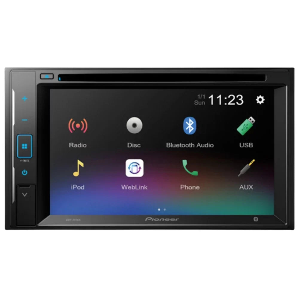 Stereo Isuzu Din Installation for in-Dash - Car Bluetooth Backup Double Bundle with Pioneer Camera, DVD Multimedia and KIT2380 2006-2007 Touchscreen, Kit Mounting Kit i-350 /