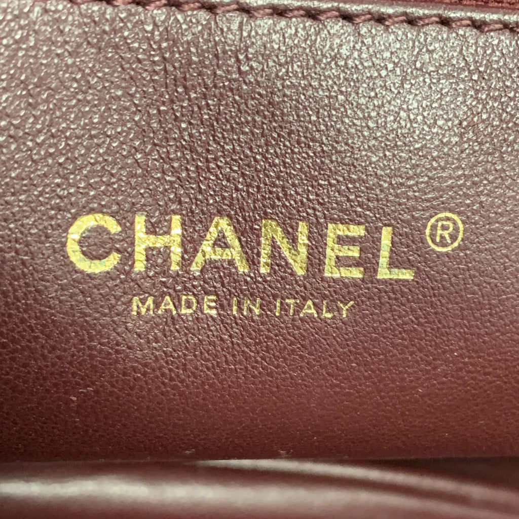 Pink Unisex Tote Chanel Business Shopping Pre-Owned (Good) Affinity Authenticated Bag Caviar Tote Leather