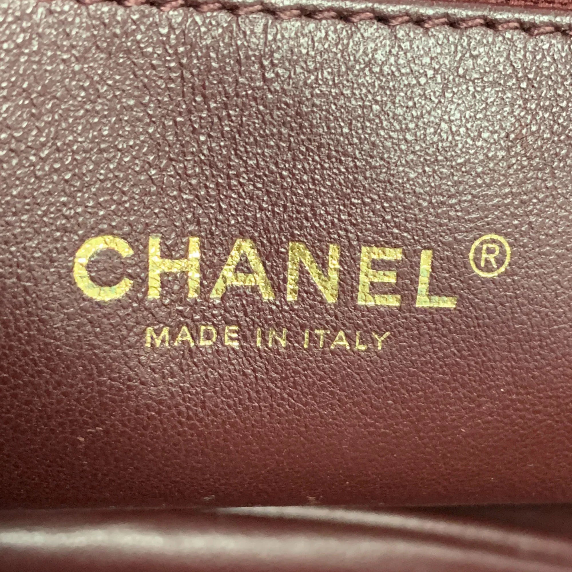 Pink Unisex Tote Chanel Business Shopping Pre-Owned (Good) Affinity Authenticated Bag Caviar Tote Leather