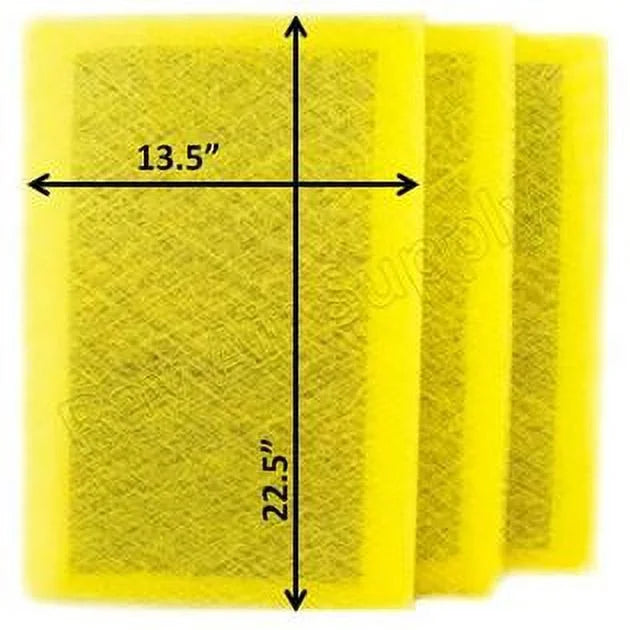 15x25 SUPPLY Filter 15x25 RAYAIR Cleaner Guard Pack) Pads (3 Air MicroPower Refills with Replacement Compatible