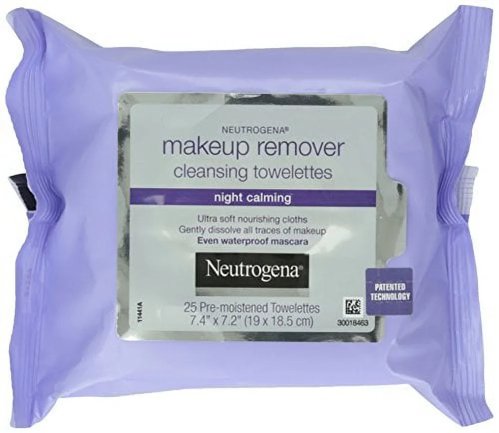 '- 3 Make-Up Neutrogena Cleansing Pack Each Towelettes 25 Remover