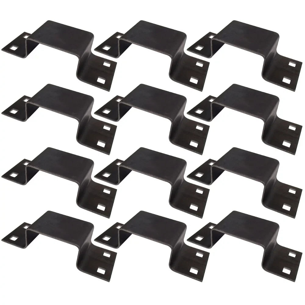 for Pocket Stake (12) Brackets 12 Gauge Trailer Body Bolt-On Steel Utility