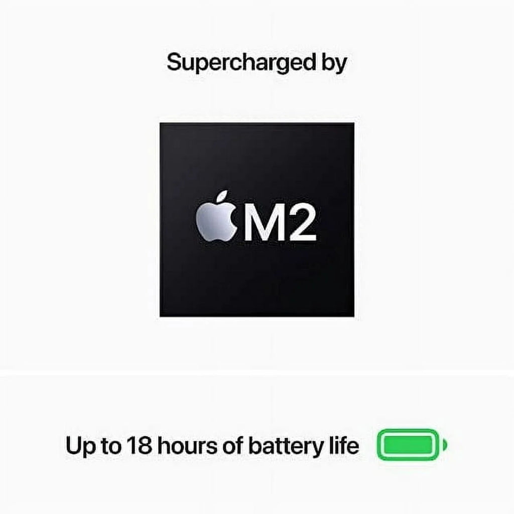 SSD M2 Air MacBook with Storage, 2022 24GB Laptop 1TB Restored (Refurbished) Liquid chip: Display, 13.6-inch Apple RAM, Retina Midnight