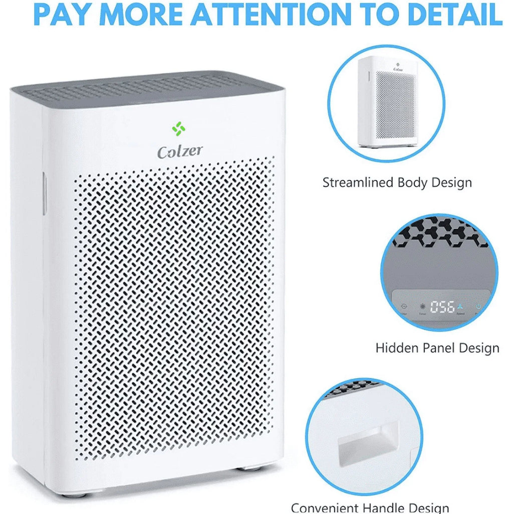 Colzer Composite WHITE Hepa EPI-328 Purifier Filter - With Box Open Air