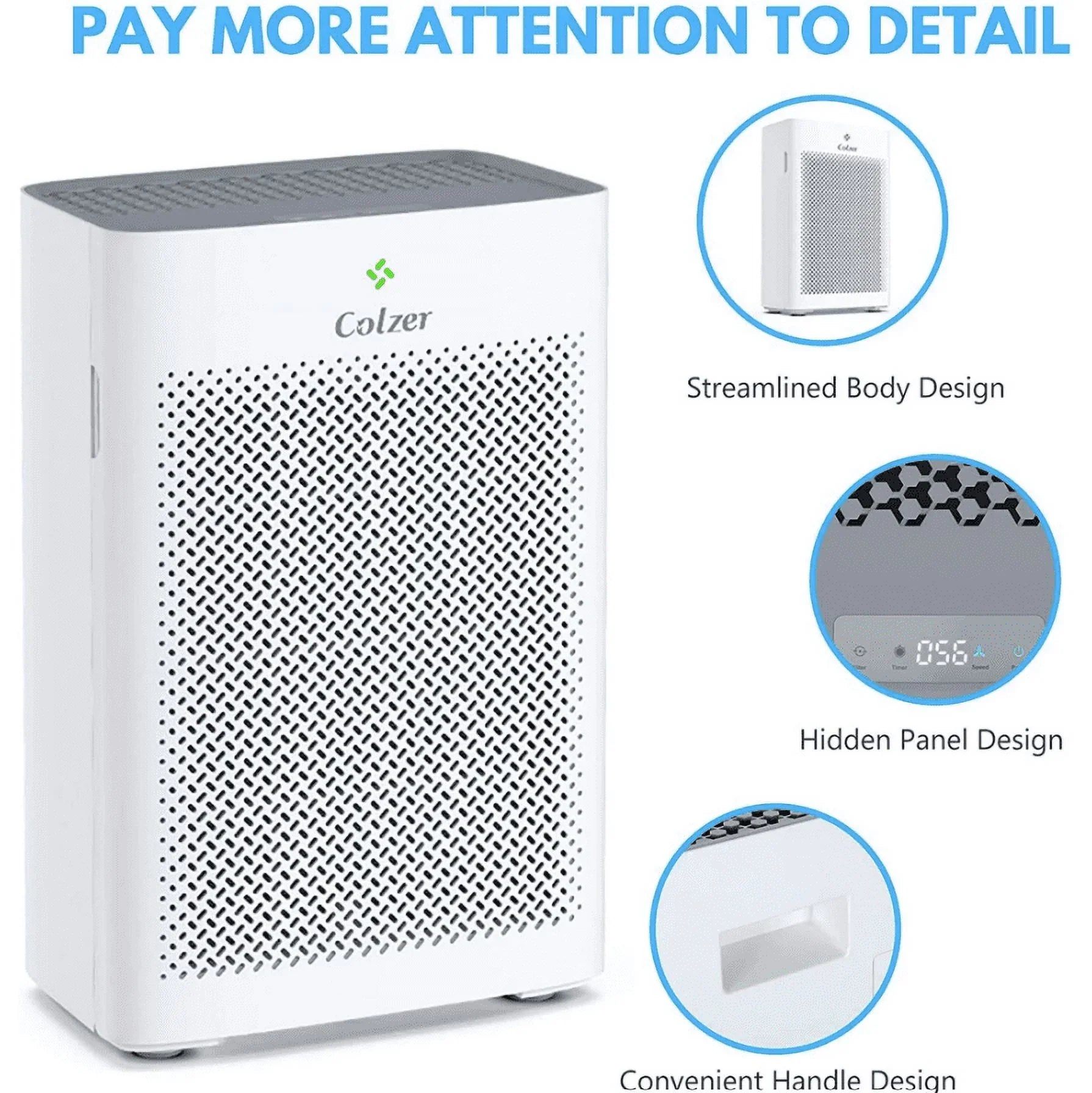 Colzer Composite WHITE Hepa EPI-328 Purifier Filter - With Box Open Air