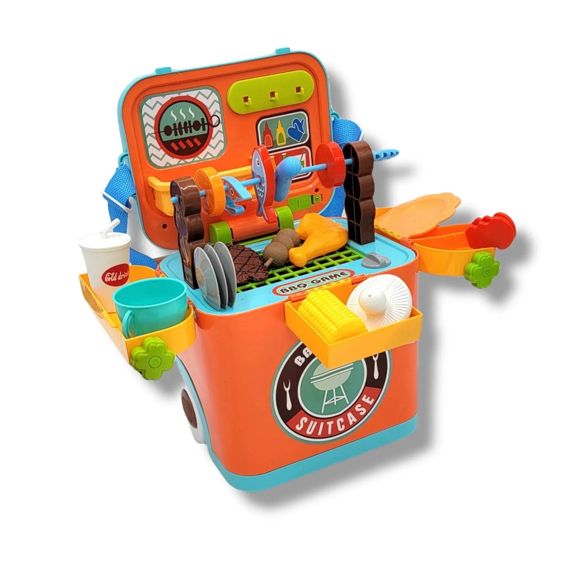Pretend Outside Set 3+ Toy for Grill Ages Play Pack n GN Kitchen Interactive Kids BBQ Play Universe