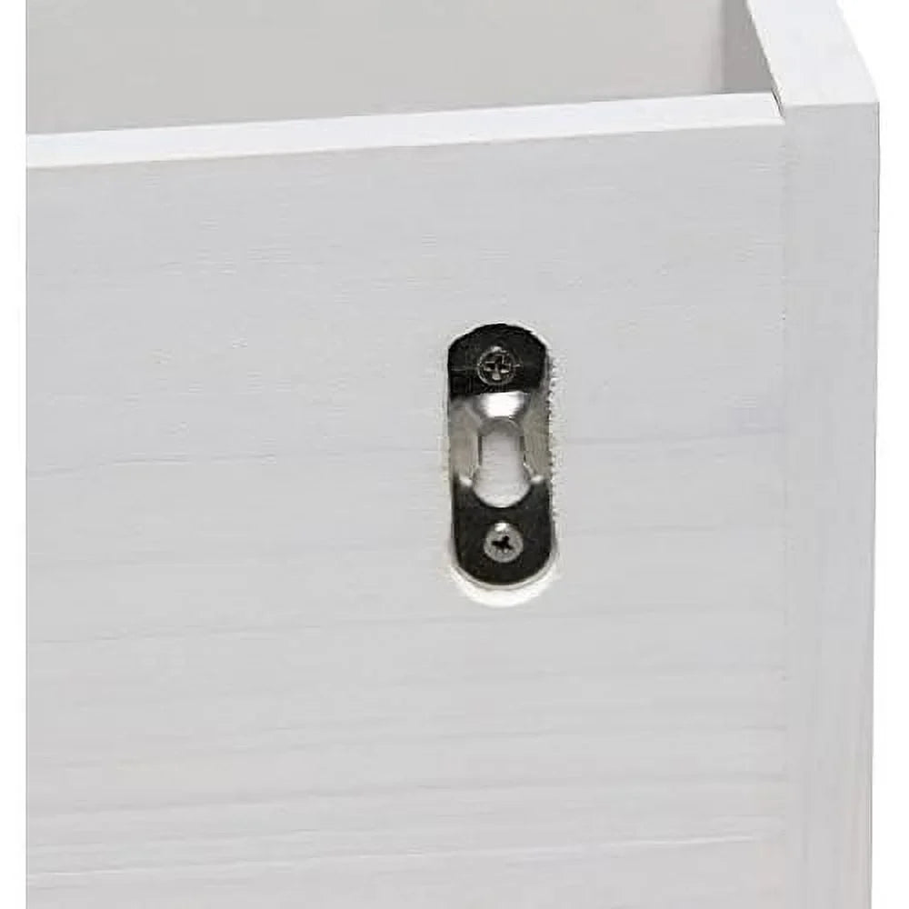 Pantry Events Picnic, Breakfast & BBQ Condiment Handle W Cutout Compartments Kitchen For Picks Flatware Wooden Utensils & Farmhouse Caddy Wash Organizer D¨¦cor Countertop Wht