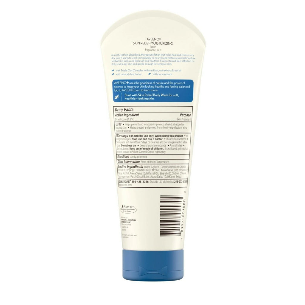 Naturals 6 Relief Active of Moisturizing oz Skin Pack Lotion AVEENO 8