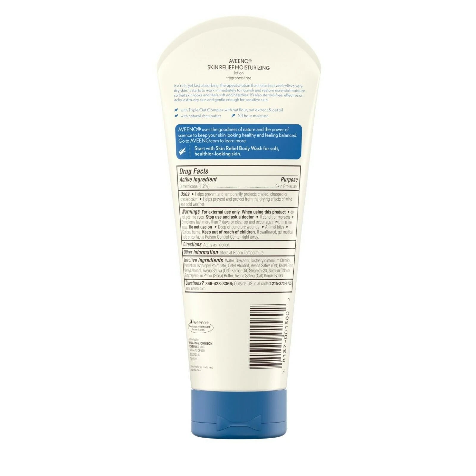 Naturals 6 Relief Active of Moisturizing oz Skin Pack Lotion AVEENO 8