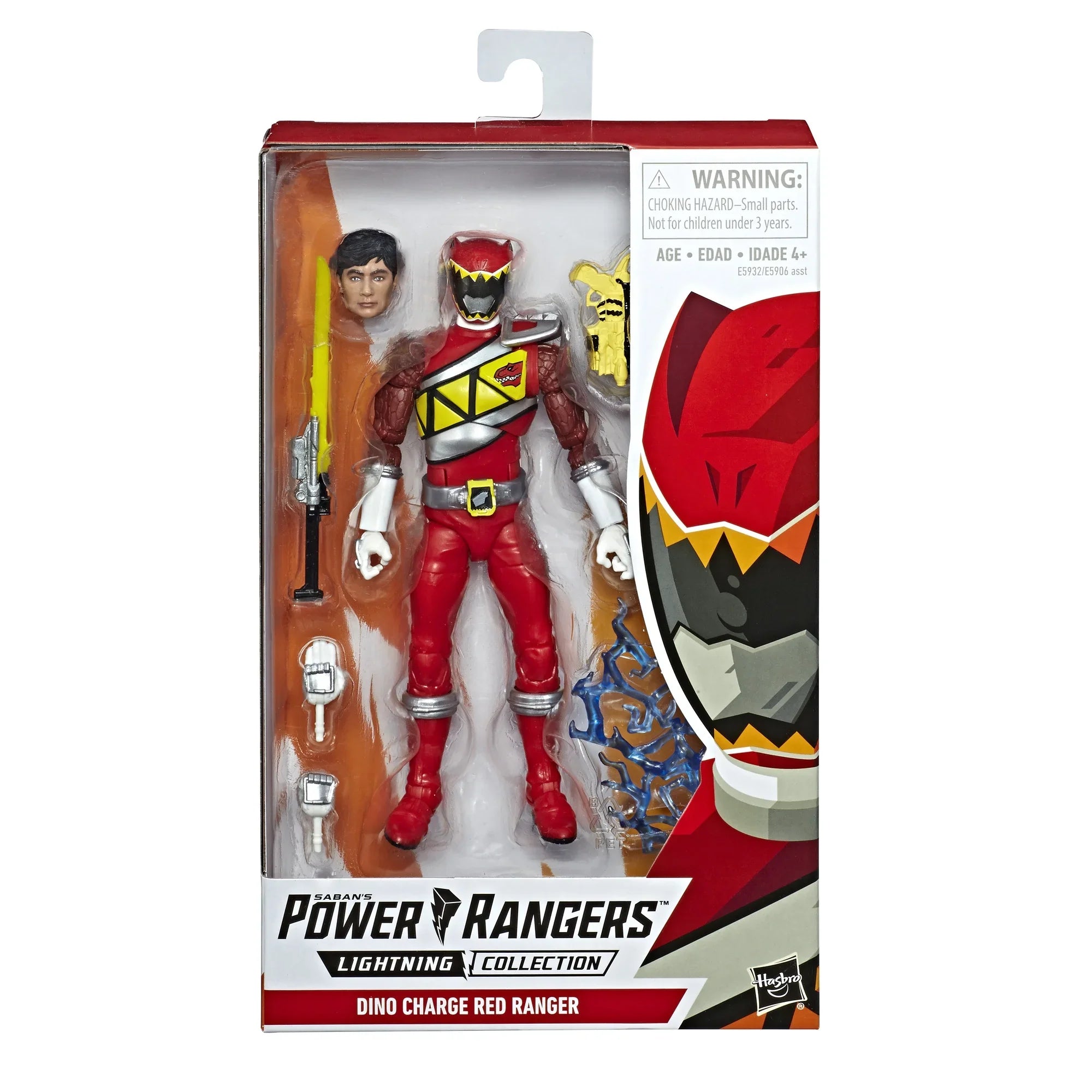 Collection Toy Red Lightning Boys Girls Figure (6¡±) Charge Power Rangers: Dino for and Ranger Action