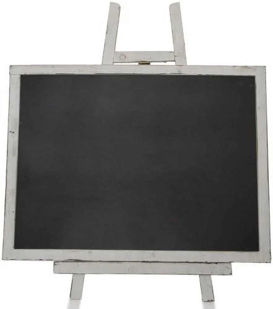 Easel, Wooden With White Chalkboard Worn
