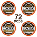 Pod for Count Roast Roasted Fresh 72 Dark Coffee, Pack, Coffee Variety Brewers K-Cup Keurig