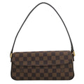 Canvas (Good) Shoulder Louis Vuitton Hardware Blau One Gold Recoleta Pre-Owned Handle Damier Women's N51299 x Bag