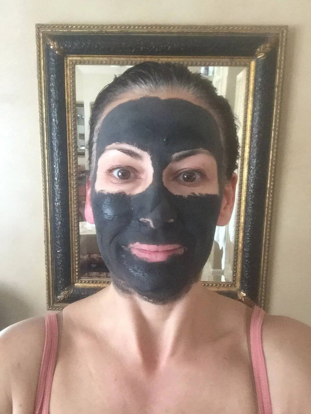 oz - 2 Mask Organic Goddess Glimmer Face SEA DEAD MUD MASK,