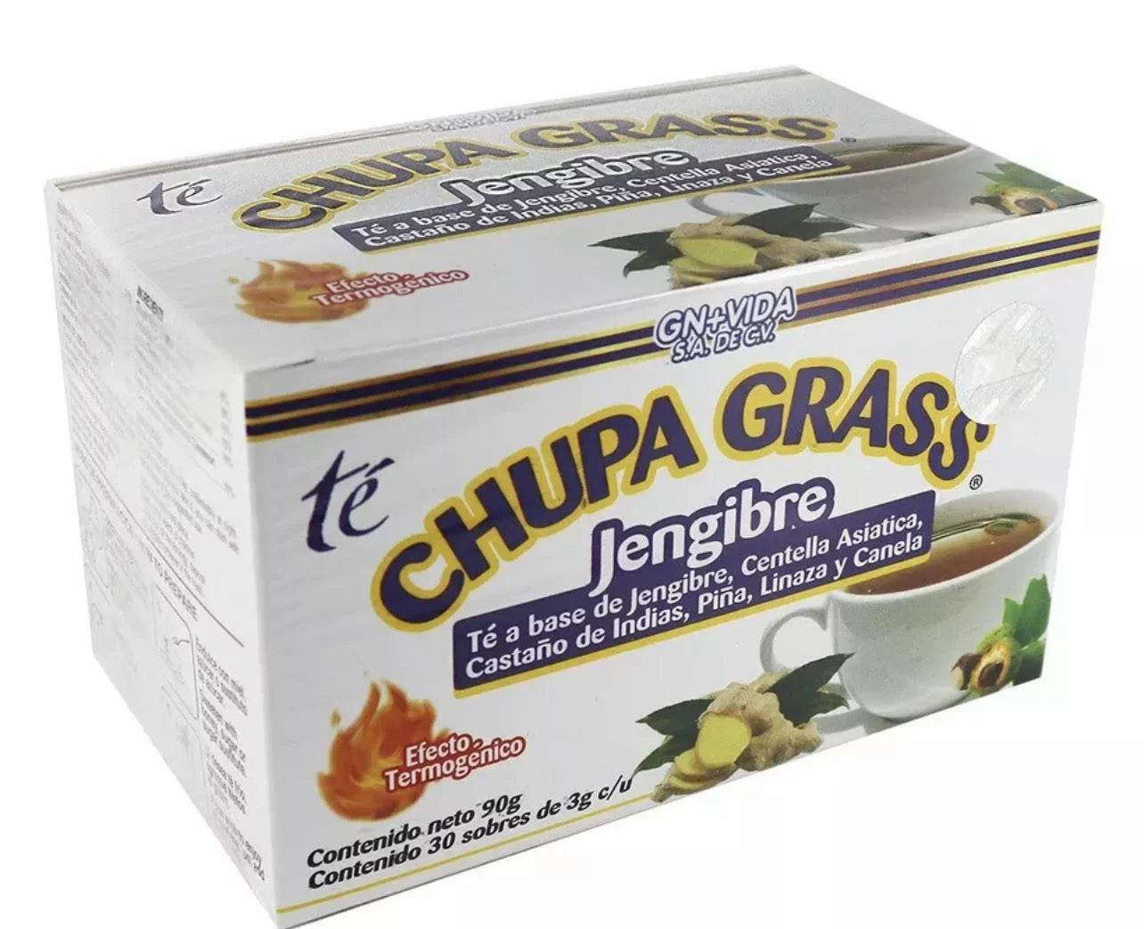 (30Bags) grass y para tallas panza chupar Quita quemar bajar grasa. Chupa para excelente GEL Panza la + TE