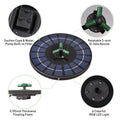 Auto-shut Pond Nozzle 9 Off Brewel Inch Pump With Pump 6w fountain,Battery Led Solar Off Rookin Auto-shut Water With Rotatable With Battery Nozzle Off Solar Inch Yaliya 9 Auto-shut Bath