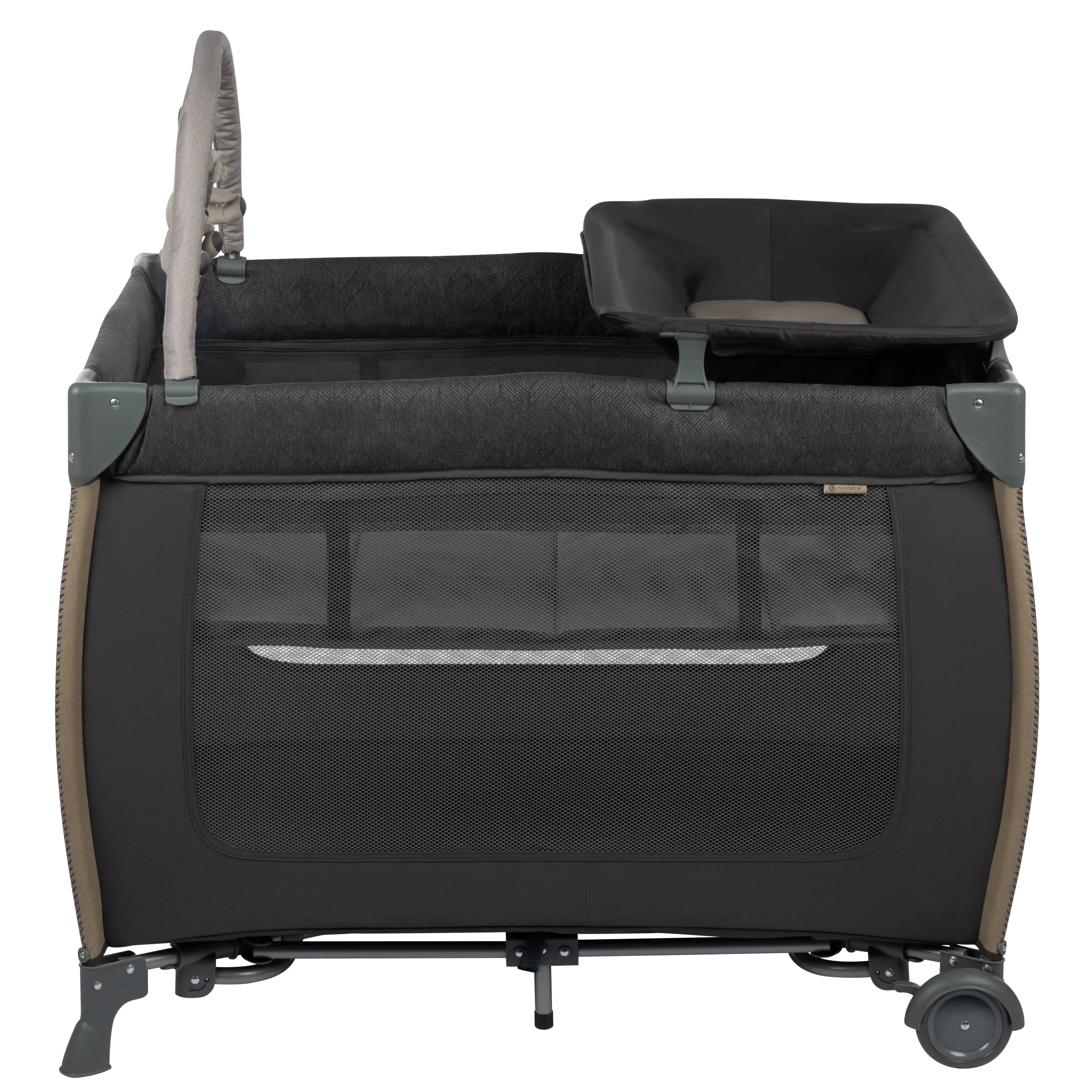 Play Castle Rocking Bassinet, Size Point with Full Yard Monbebe