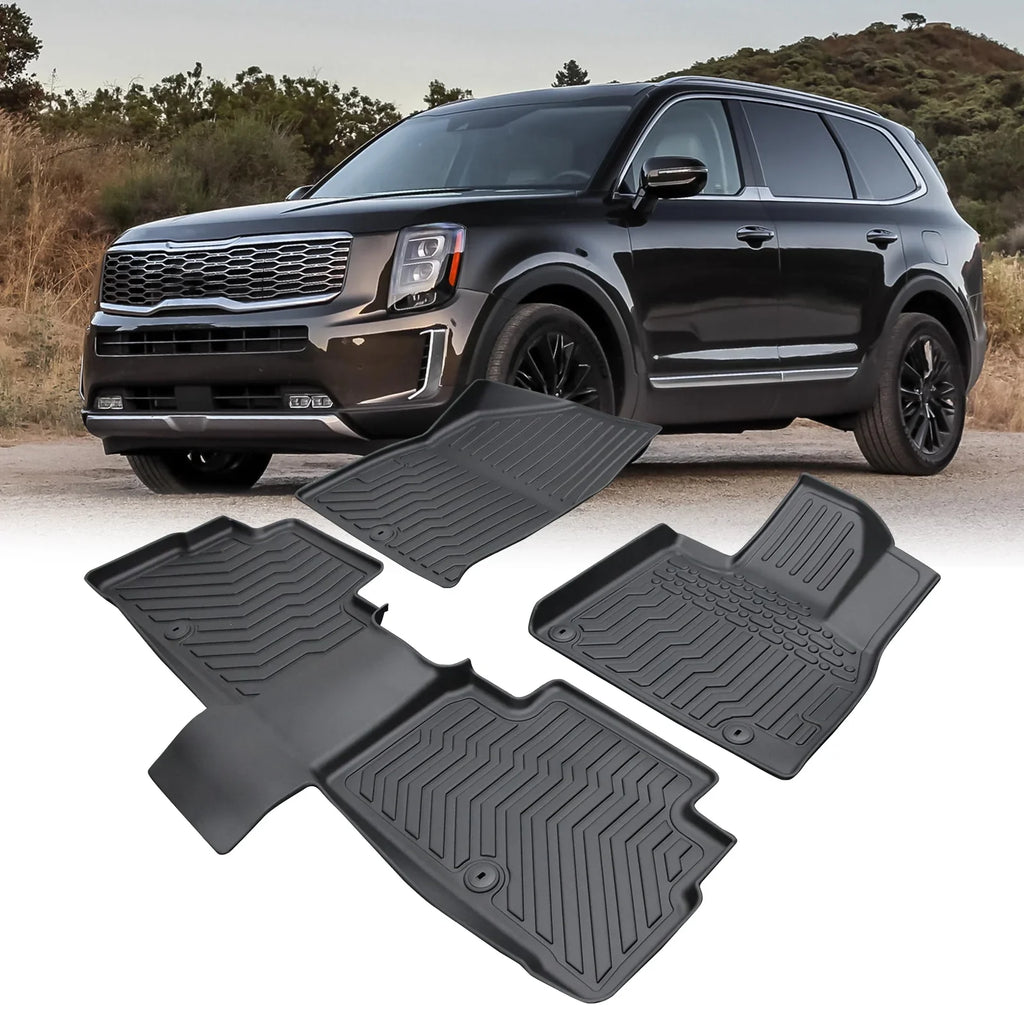 Kia Floor Kia Bucket Center Bucket Telluride Center 2020-2023 Mats,2020-2023 Shinysix Kia Car Bucket Telluride Floor Telluride Floor Console 2020-2023