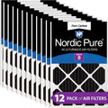 Pack Filters Pleated Furnace Carbon 12x24x2 Odor Merv 12 Pure 8 Reduction
