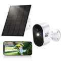 2K Night Alexa with Security Siren Detection with 2-Way Talk,Wifi Work Motion Outdoor Camera Cameras AI Alarm, Color Spotlight Vision, with & Solar Wireless Outdoor