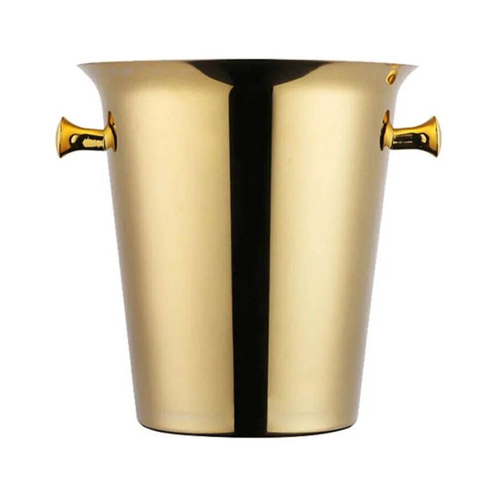 Titanium Holder for Hotel Bucket Bucket Bar Ice Champagne Party Home Vasque Bucket Gold Ice