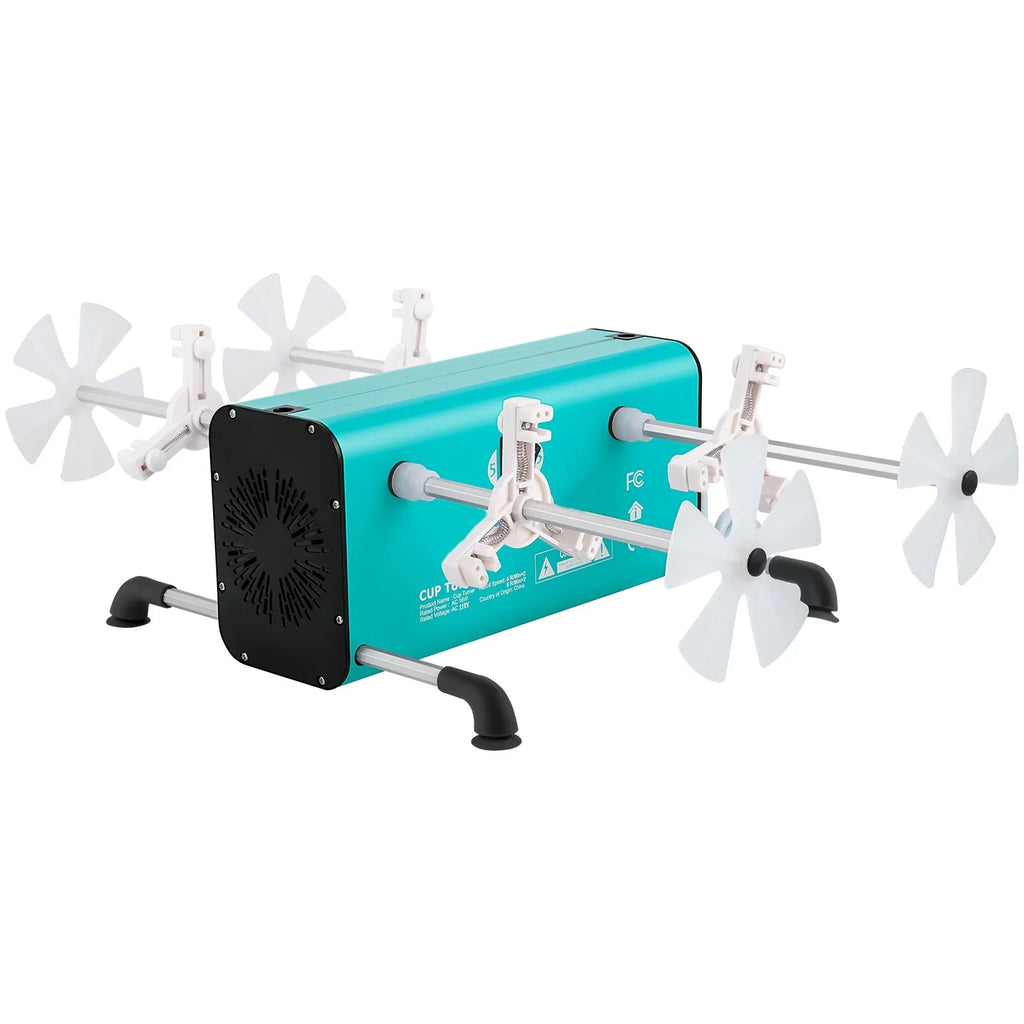 Epoxy and 4 Independent for 4 Multiple Tumbler, Arms, Motor, Turner Crafts with DIY Rotator BENTISM Cup Crafts Machine Glitter Switches Adjustable Speeds Removable Kit Spinner 2 Tumbler for 4 Mute