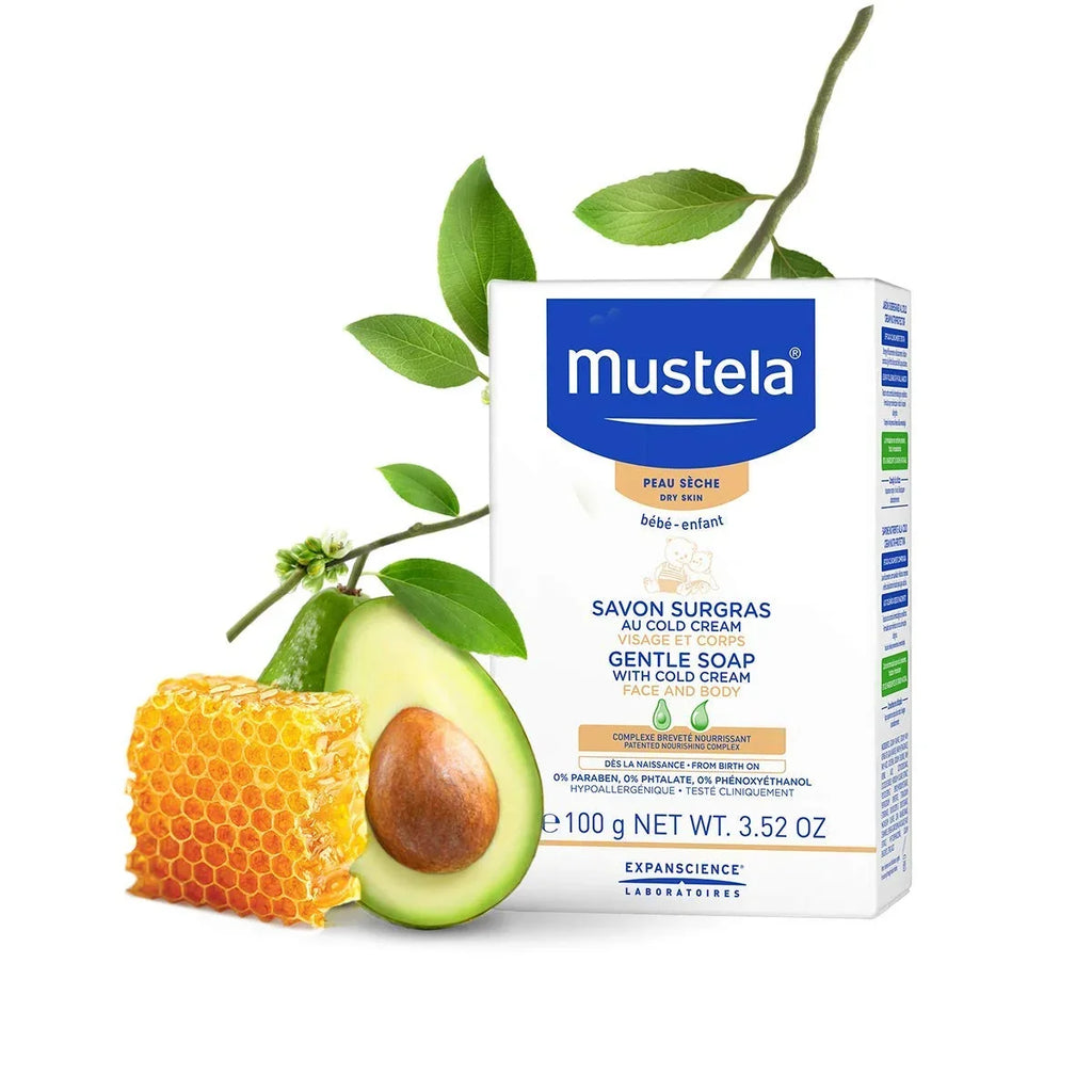 '-100gr Cold with Gentle Soap 3.52 oz Mustela Baby Cream