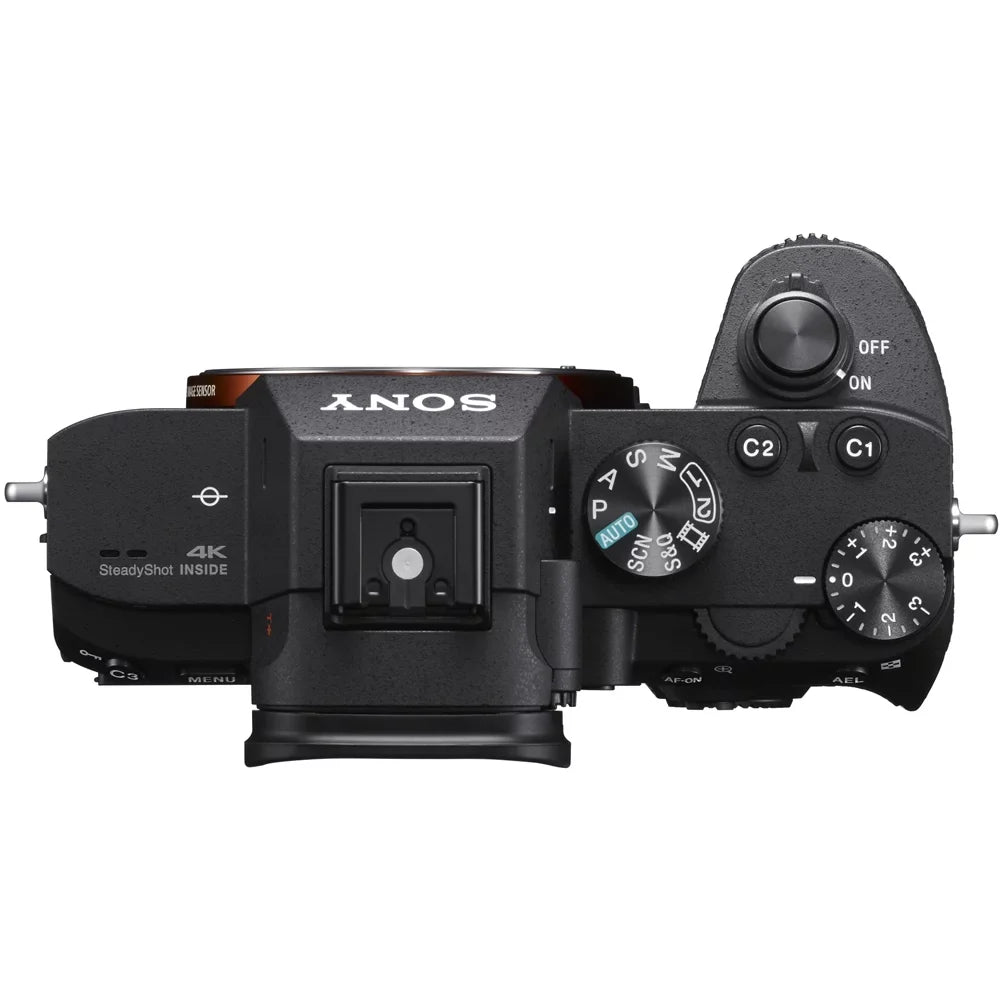 Memory a7III Accessory Bundle 24.2MP Frame Sony Body a7III Camera & Lens Full Interchangeable Mirrorless Flash 64GB +