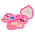Claire's Heart and Palette, Eyeliner, Eyeshadow, Blush, Pink Lipgloss Applicators, 57275 Girls Includes Cosmetics Shapped