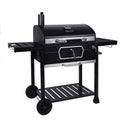 Picnic Smoker Charcoal Gourmet Patio Cooking, CD2030AN Deluxe Black, Grill, 30-Inch Backyard Camping BBQ Large Royal