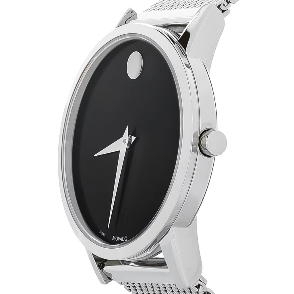 Classic Quartz 0607646 Steel Watch Swiss Museum Stainless Ladies Movado