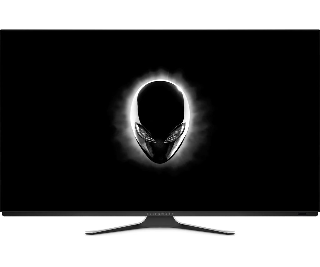 UHD Alienware True Gaming Black OLED Life 55" 4K DELL Colors AW5520QF Box Open Monitor -