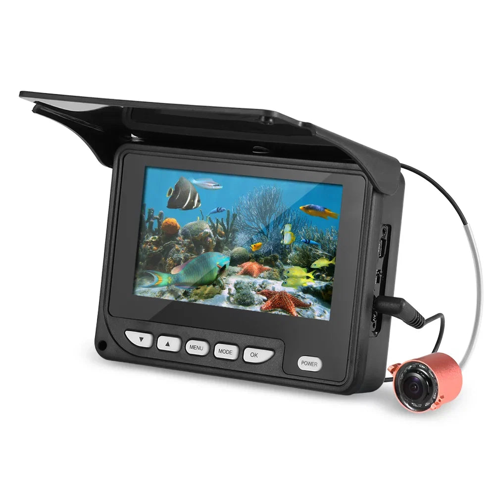 Inch Carry Vision Ice Fishing Underwater Portable Fishing Finder Night Fish Camera Camera 4.3 Walmeck Cable Bag 20M Boat with Waterproof