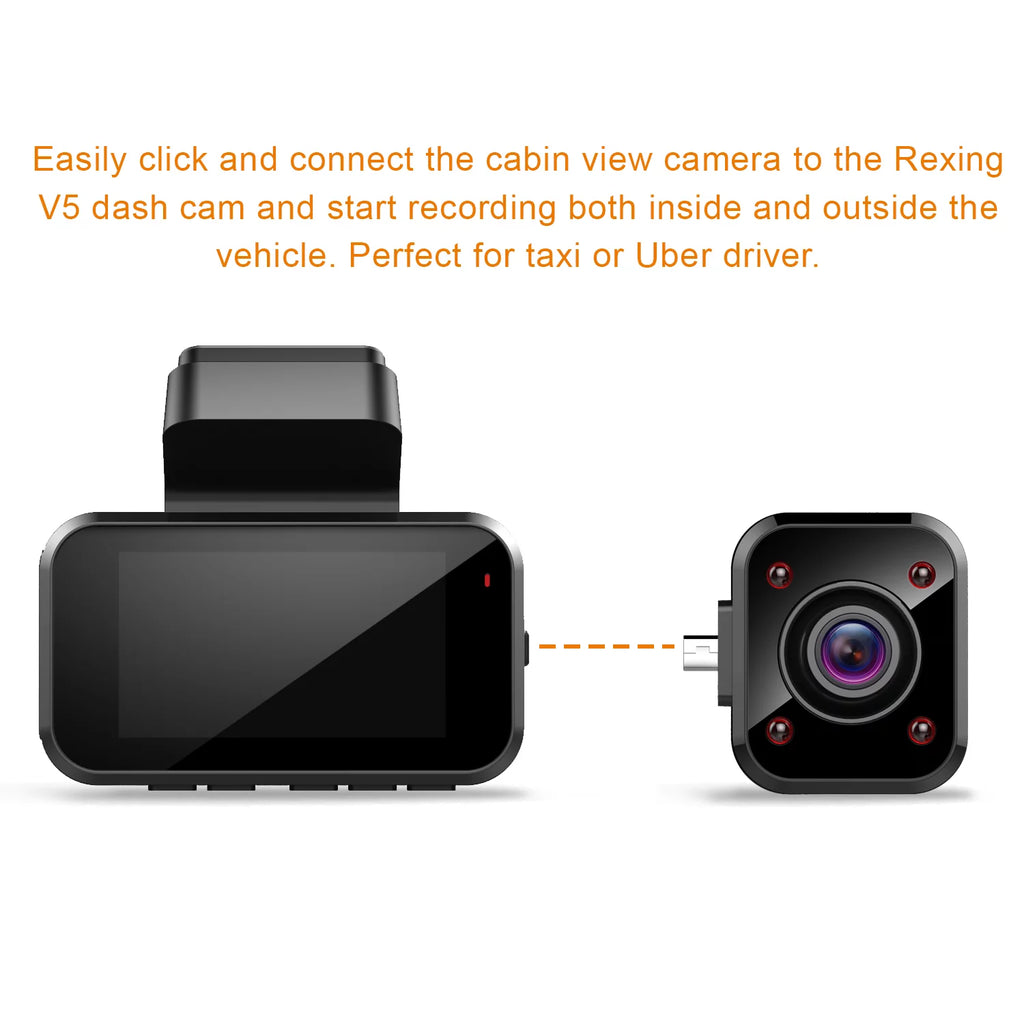 V5 Rexing Dash Cabin Cam