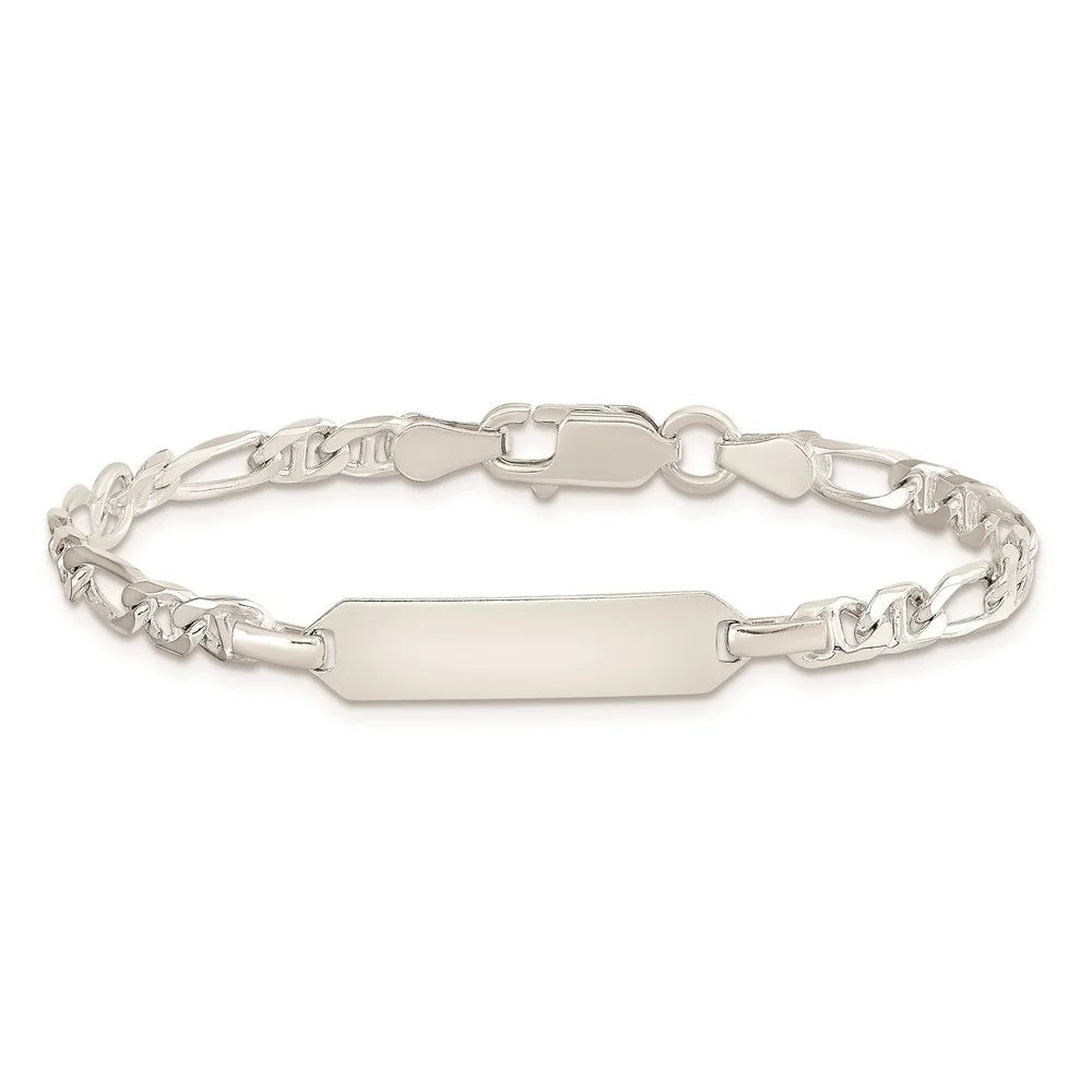 6inch Bracelet Auriga Sterling Id Silver Anchor Women for 925 Link
