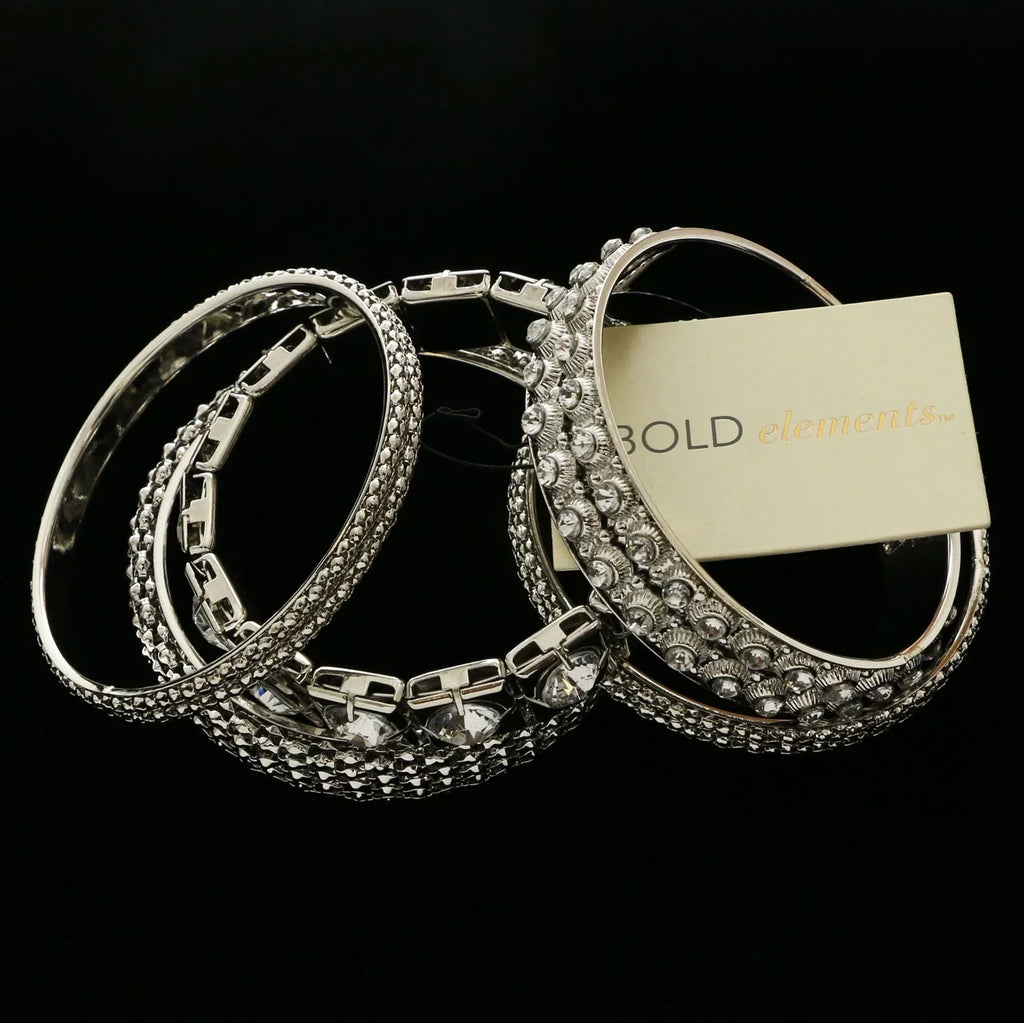 Designer Bracelet Silver-Tone Lyons Set Erica