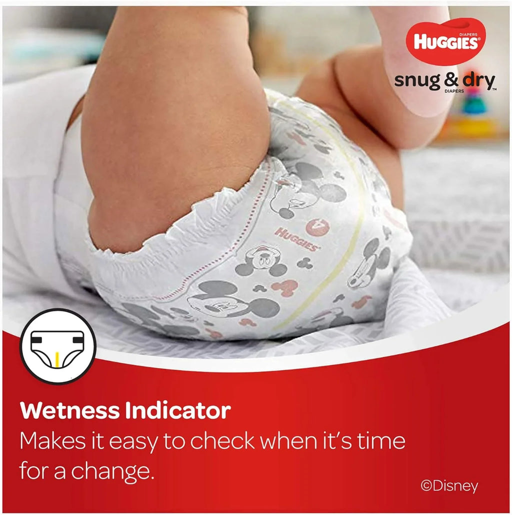 Baby 6 Diapers Big HUGGIES Snug 54 (54 Dry Count Size and Pack, Count)